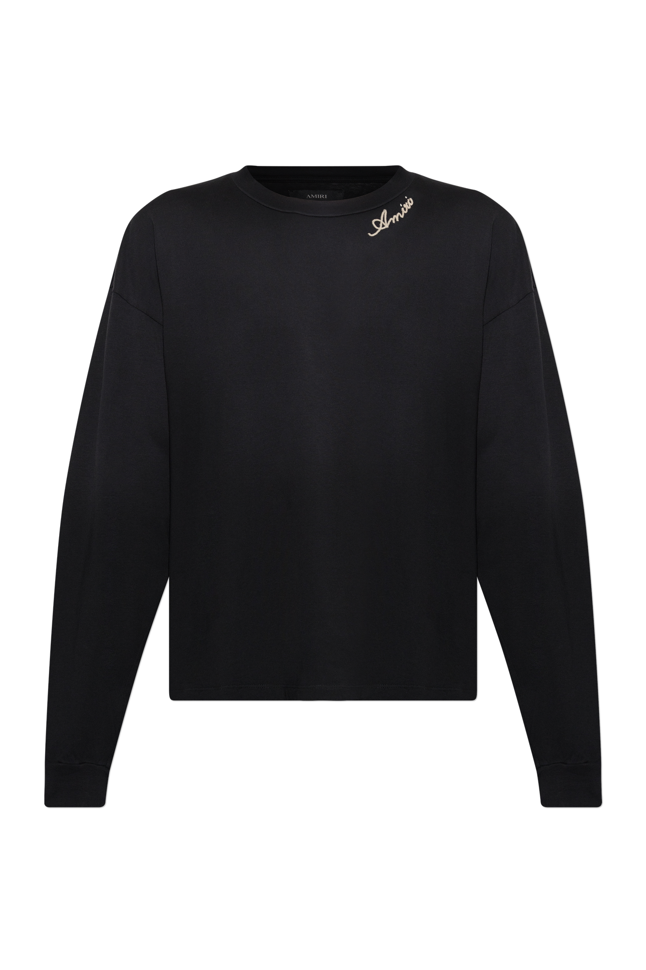 Amiri Long Sleeve Crew Neck T-shirt by Amiri – Black | Men's | Vitkac